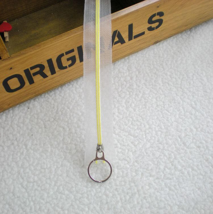 10 stk 3# 25cm lukkede lynlåse gennemsigtige nylon spiral lynlås gør-det-selv-skræddersyet tasker beklædningsgenstand syning håndværk lynlås tilbehør: Gul