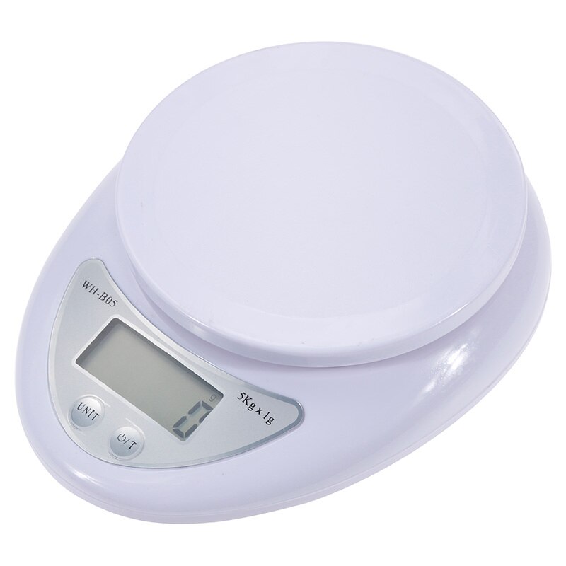 Balance numérique électronique portable avec LCD pour cuisine, 5 kg,mesure du poids des aliments, nouveauté, Steelyard: 0.1g-1kg