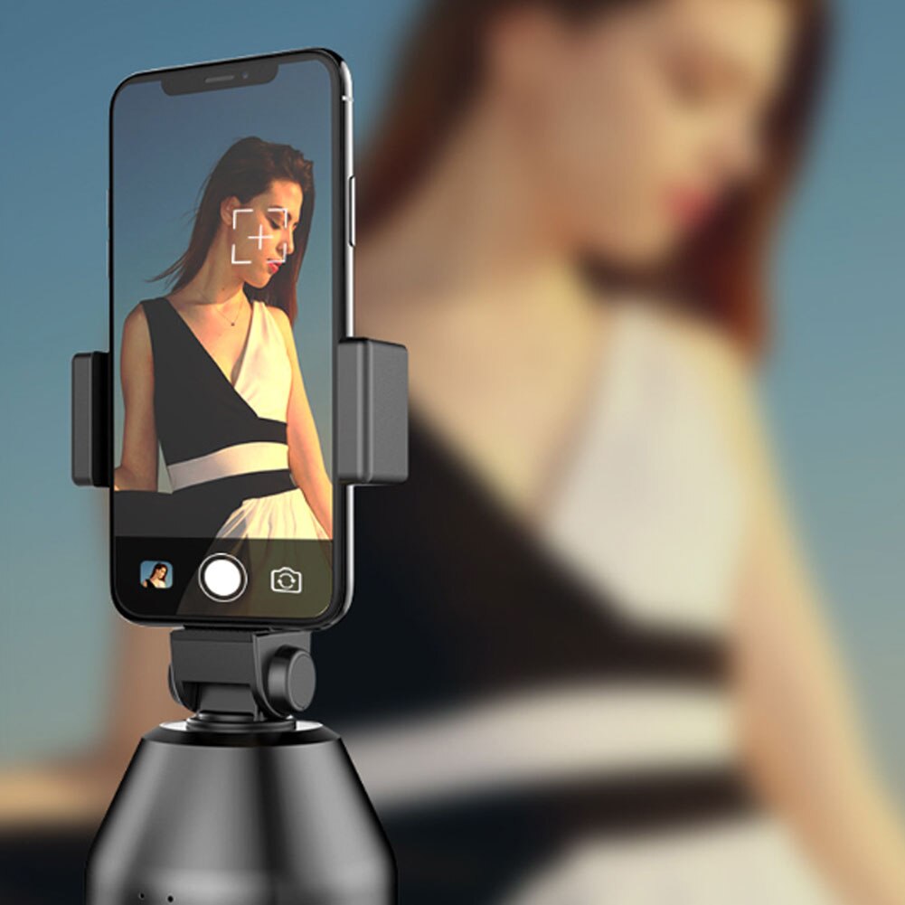 Rotazione a 360 ° Auto Smart Shooting Selfie Stick intelligente segui Gimbal ai-composizione oggetto Tracking Face Tracking Stand