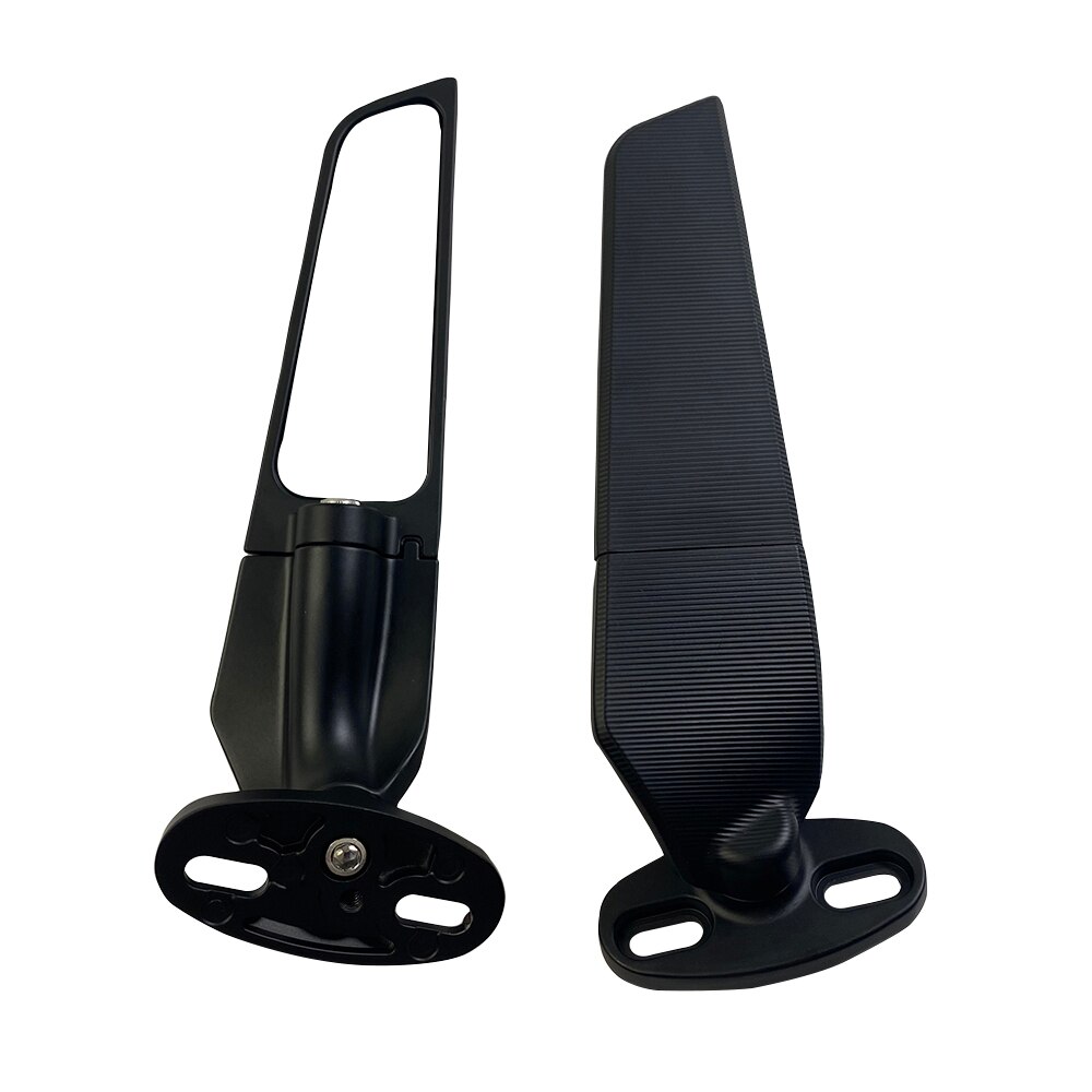 Rétroviseurs de moto modifiés, aile de vent, rétroviseur rotatif réglable pour Kawasaki ZX6R ZX636 ZX7R ZX9R ZX10R ZX14R ZX25R