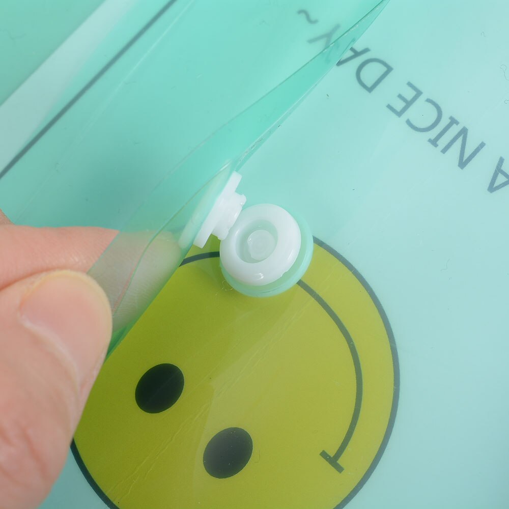 A6 Clear Document Bag Pp 6 Colors Available Paper File Folder Portable Stationery School Office Stationery Case