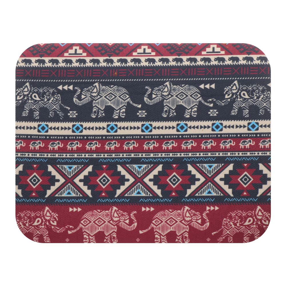 Ethnic Style Canvas Mouse Pad Mice Mat Rubber Anti-slip Durable Desk Cushion Tablet Mat Computer Peripherals Accessory: Style-5