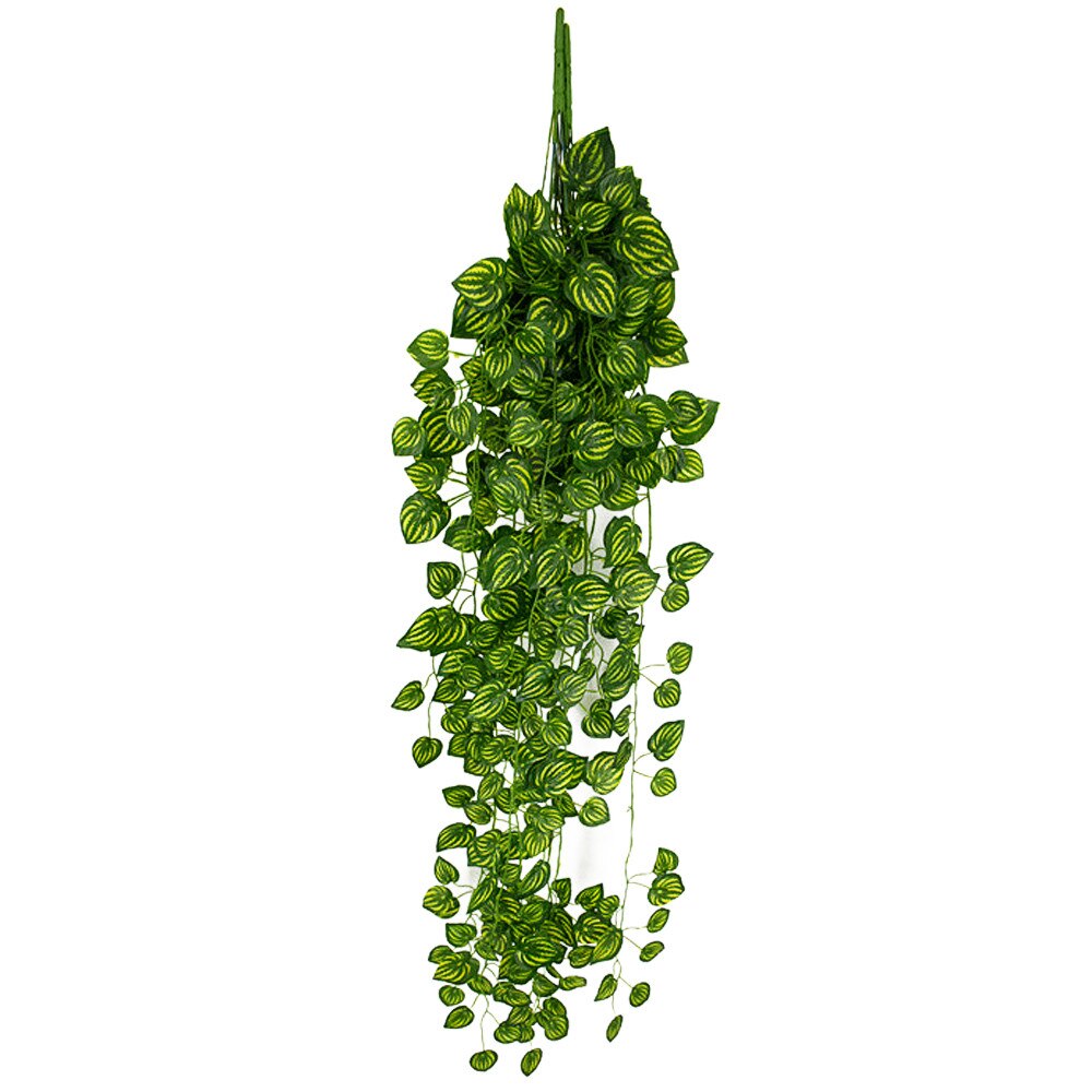 1Pcs Kunstmatige Nep Opknoping Vine Plant Bladeren Garland Home Garden Wanddecoratie Groene 50☋