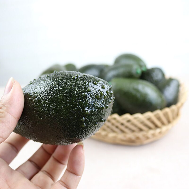 Artificial decorative fruits bubble simulation avocado model props
