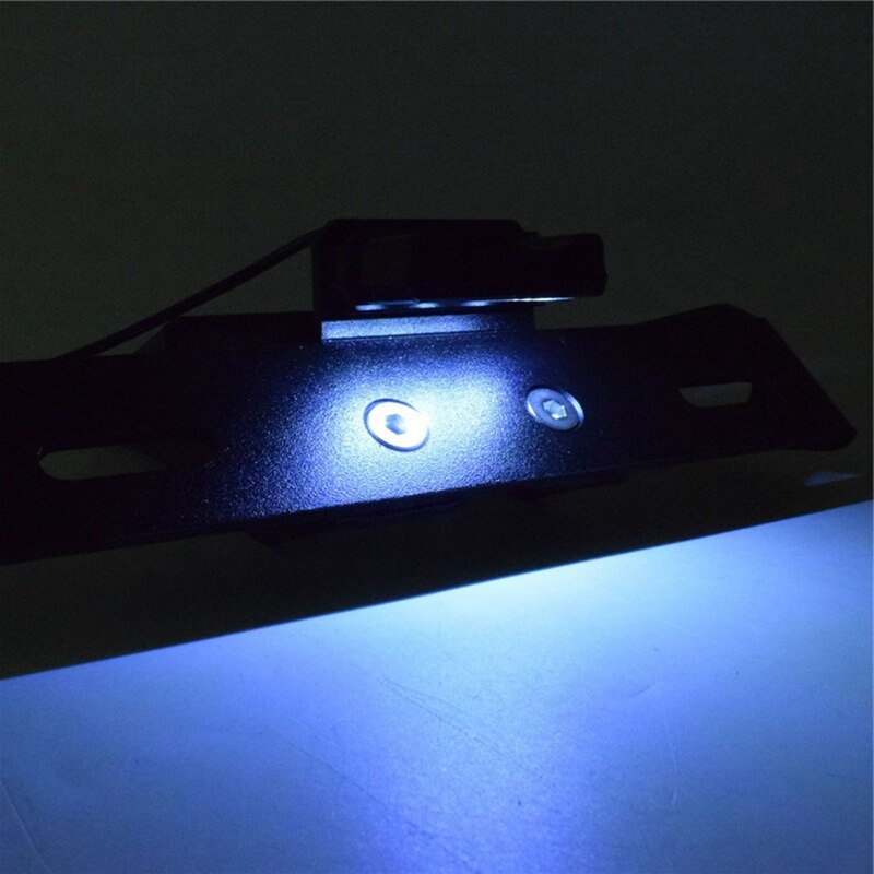 Soporte para marco de placa de matrícula con luz para KAWASAKI NINJA ZX-6R 636 -18 ZX-10R -10 soporte para guardabarros