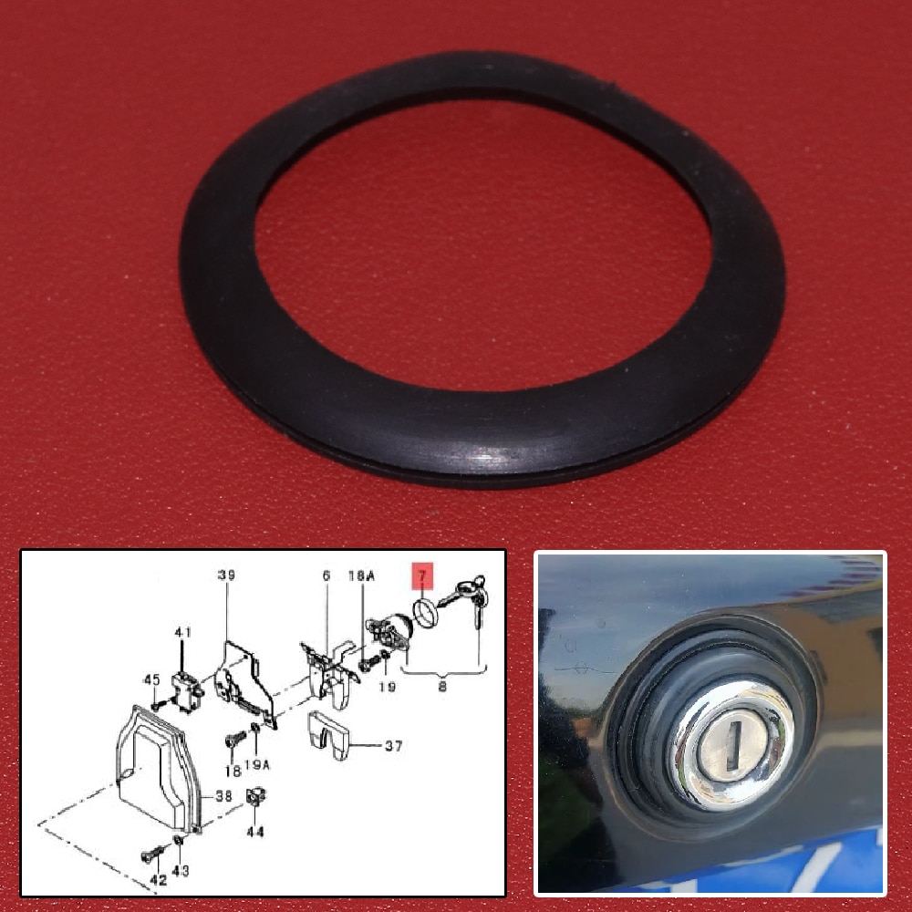 Jeazea 161827527 Achterklep Hatch Boot Deksel Lock Seal Rubber Ring Fit Voor Vw Scirocco 2 Jetta MK1 Golf Polo Santana quantum Vanagon