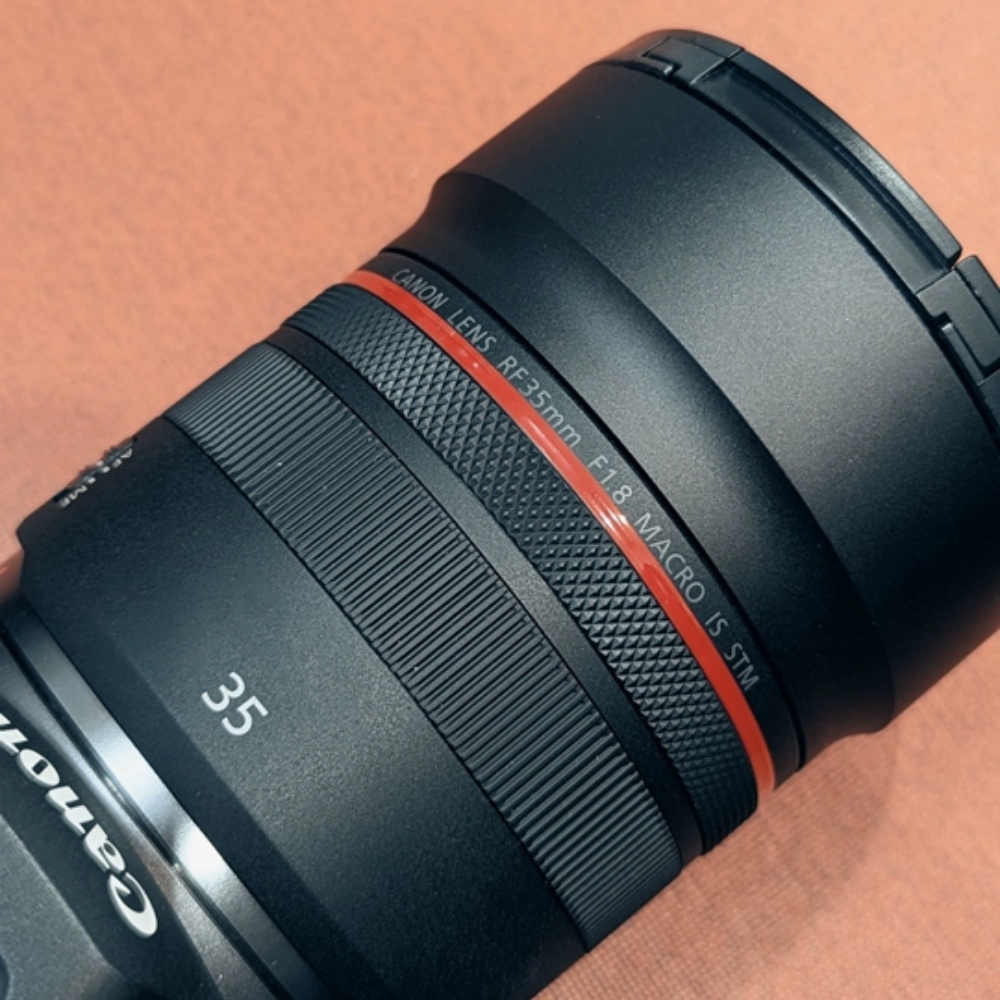 Camera Lens Hood Metal Screw-in Lens Hood Lens Cap Replaces For Canon RF 35mm F1.8 MACRO IS STM 35F1.8 Photography Accessories