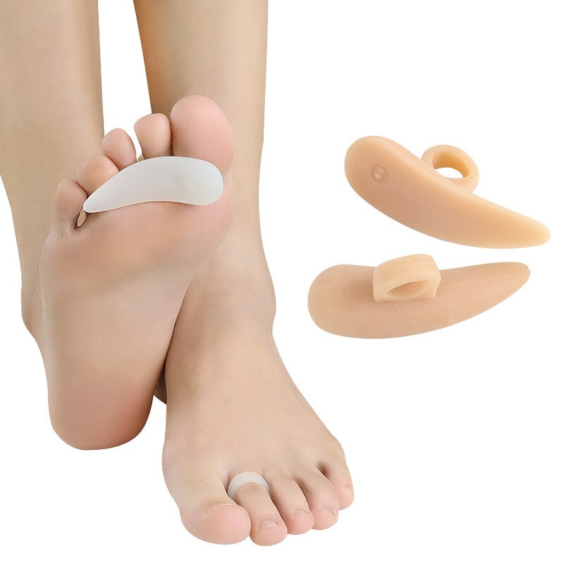 2 Stuks = 1 Paar Silicone Gel Stijltang Orthopedische Ringen Toe Separator Hallux Valgus Correctie Hamer Protector Voetverzorging Pedicure