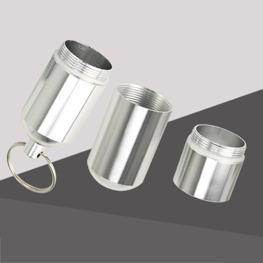 Ich bin freien Wasserdichte Pille Kasten Pillen Veranstalter fallen 3-Abschnitt Zylinder Medizin Pille Lagerung Kasten fallen Tablette Container