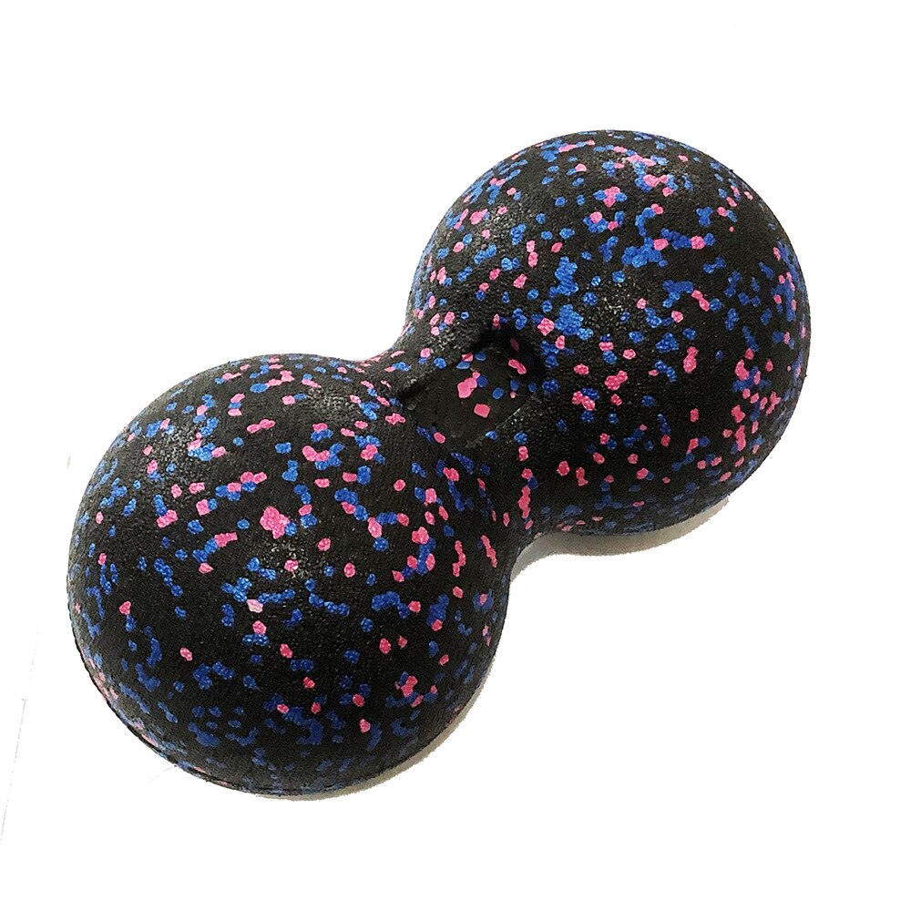 Fitness Ball Massage Peanut Single Mobility Ball 12*24 CM for Myofascial Physical Therapy Deep Tissue Massage: Pink