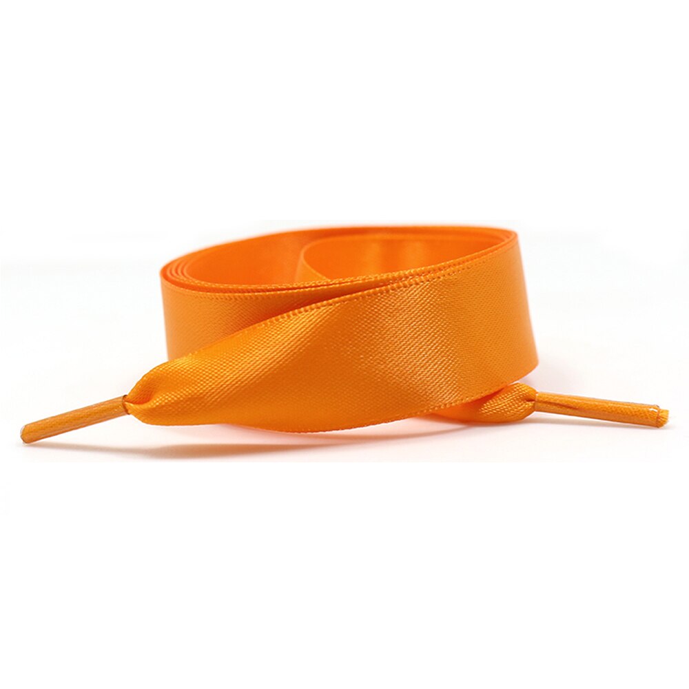 120CM Flat Sneaker Shoe Lace Flat Shoe String for Sneaker Athletic Shoelace: 2PCS orange