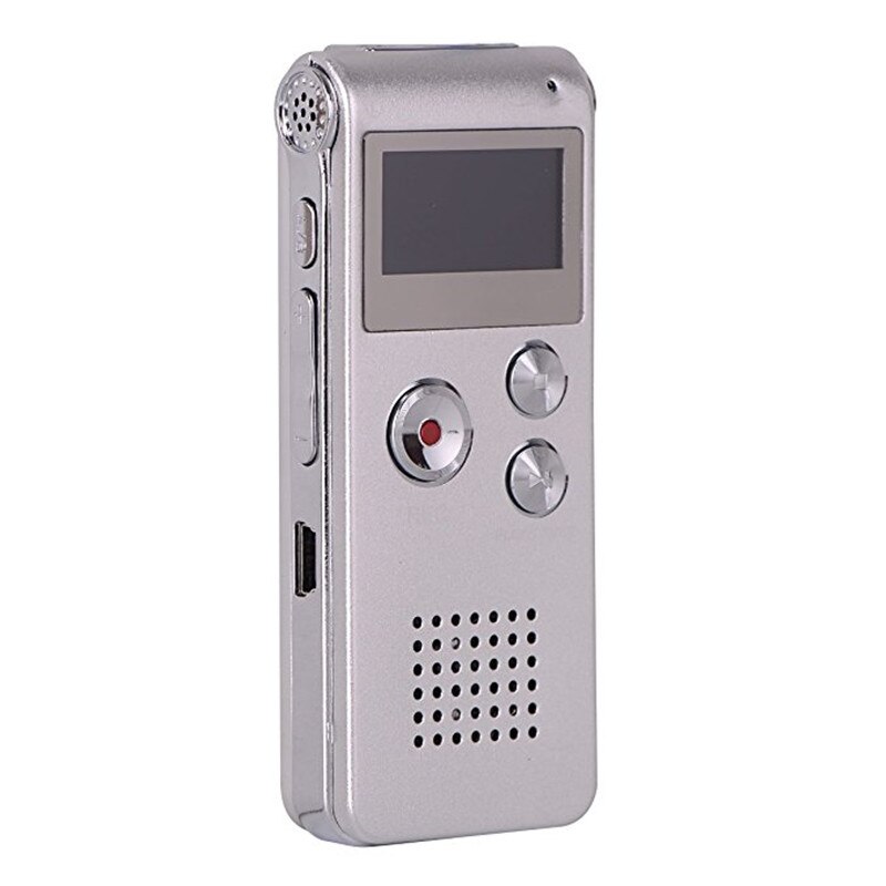 Digitale Audio Voice Recorder met Mini USB Spraakgestuurd Multifunctionele Mp3-speler Dictafoon Speaker voice recorder