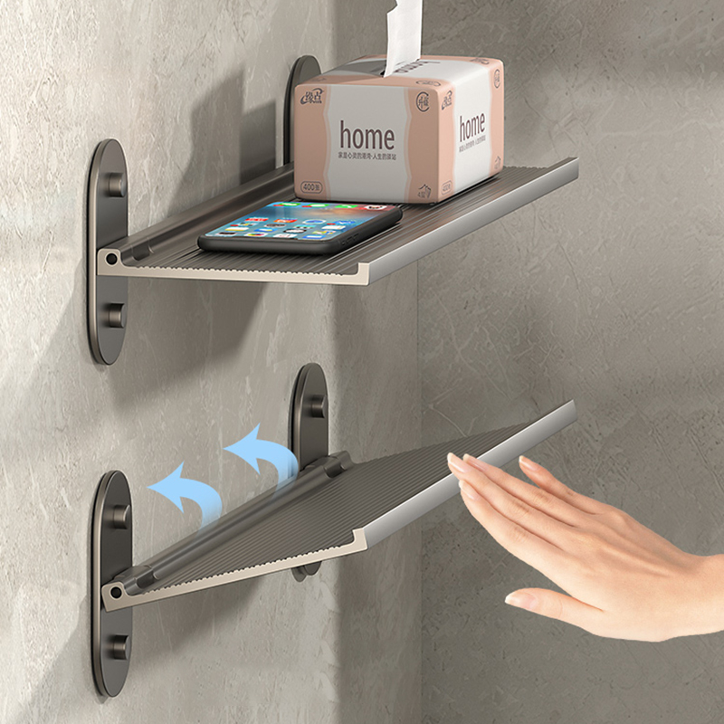 Badkamerplank Opvouwbare plank Toiletorganisator Wandgemonteerde plankopslag Drijvende planken Opslaghouders Doucherek Dienbladen Kit