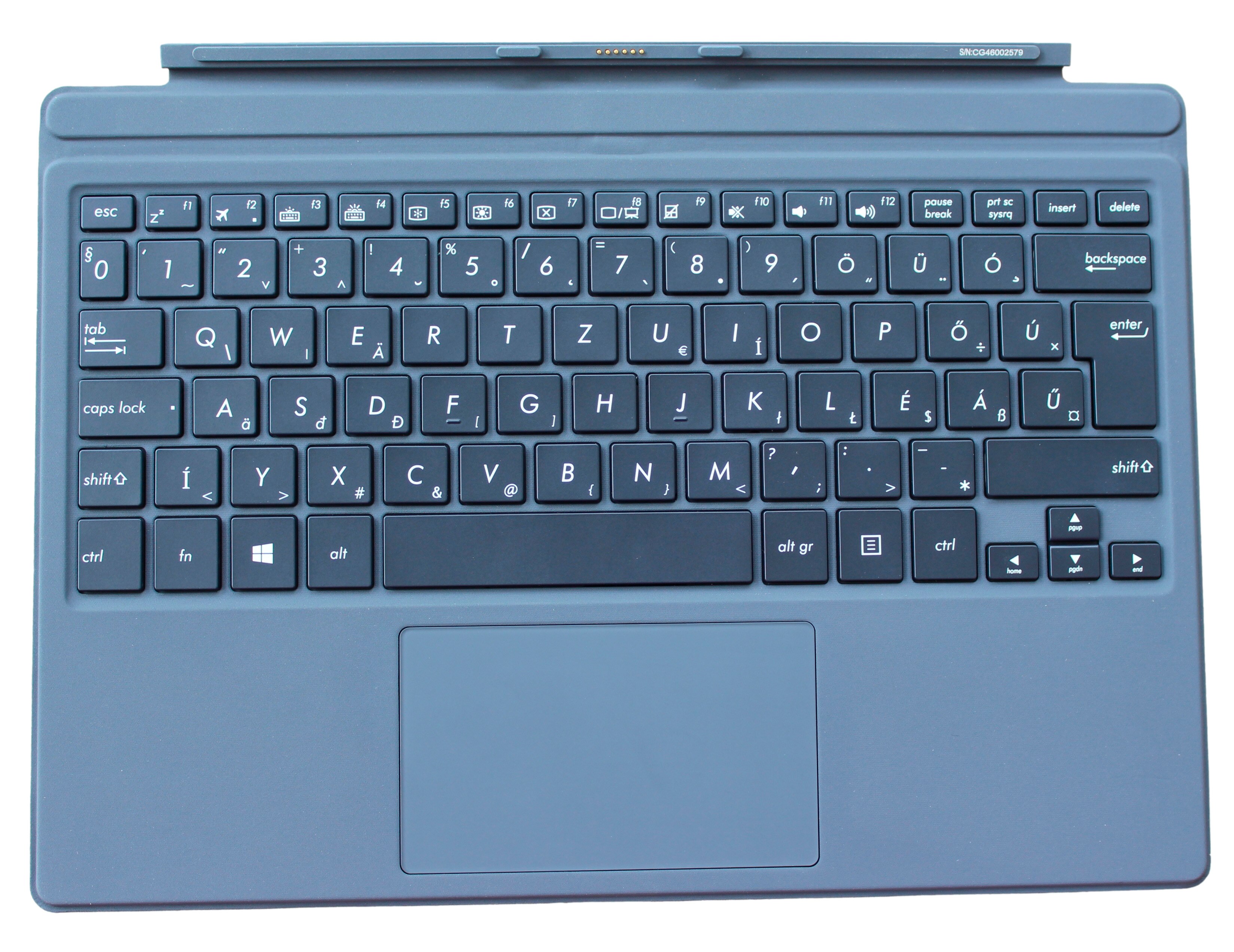 Teclado para tableta Asus 3Pro, T303U, T303UA, T303, T30A6200, i5-6200U, color negro, naranja, marrón y gris,: Hungarian Black