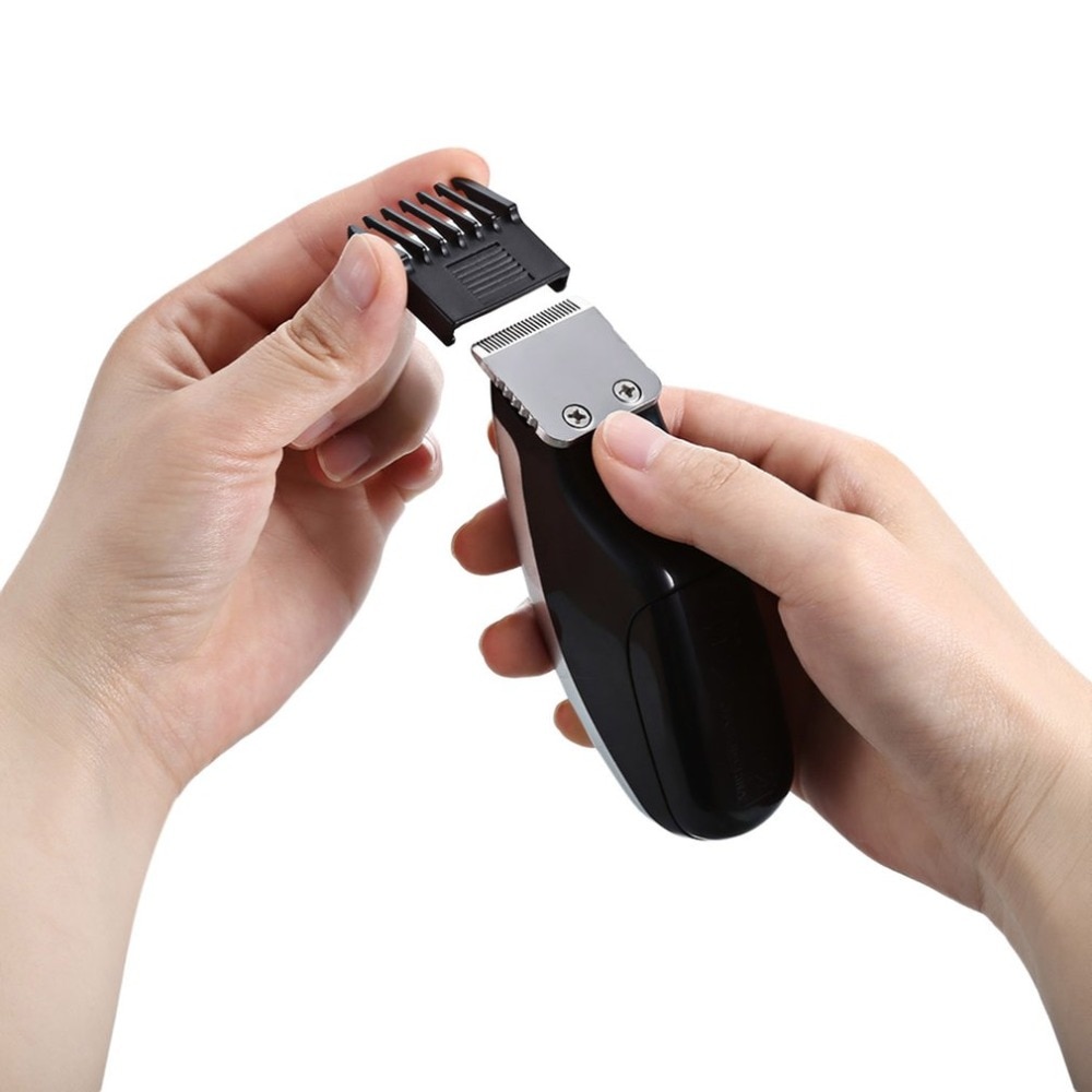 Km -666 skæghårtrimmer hårklipper elektrisk hårklipper klippemaskine hårfjerner