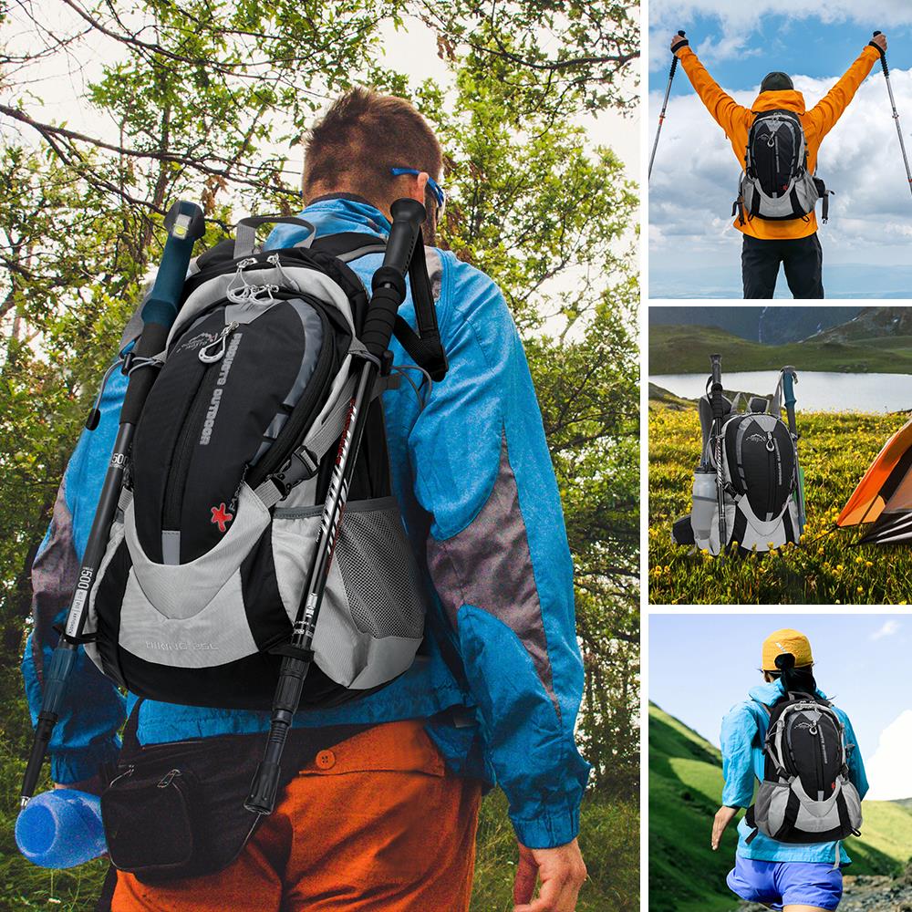 INOXTO 25L Outdoor Climbing hydrating backpack men cycling backpack women trail running marathon hiking backpack 2L water bags