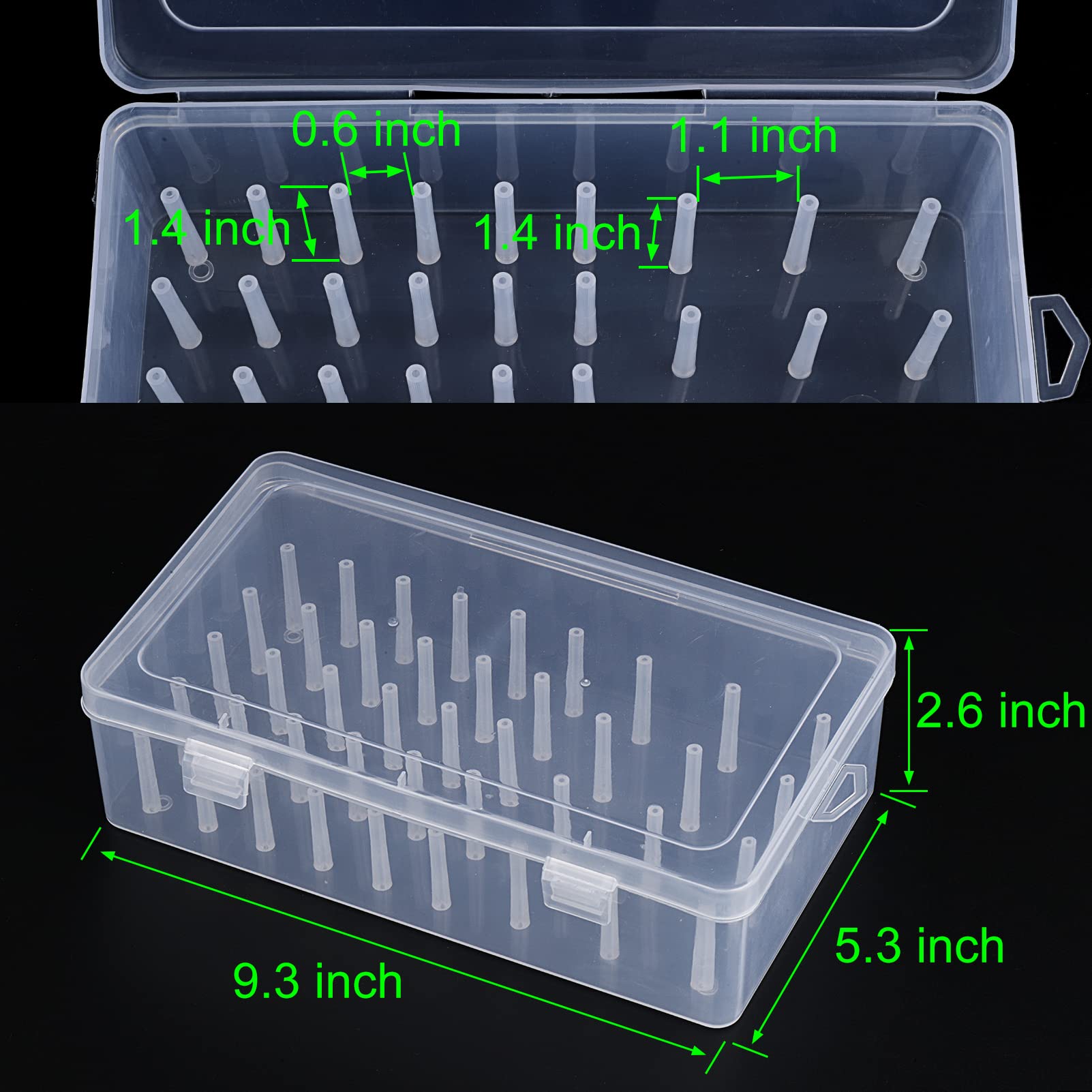 42PCS Spool Sewing Thread Storage Box Craft Bobbin Empty Carrying Case Large Container Line Organizer Household Accessorie Tool