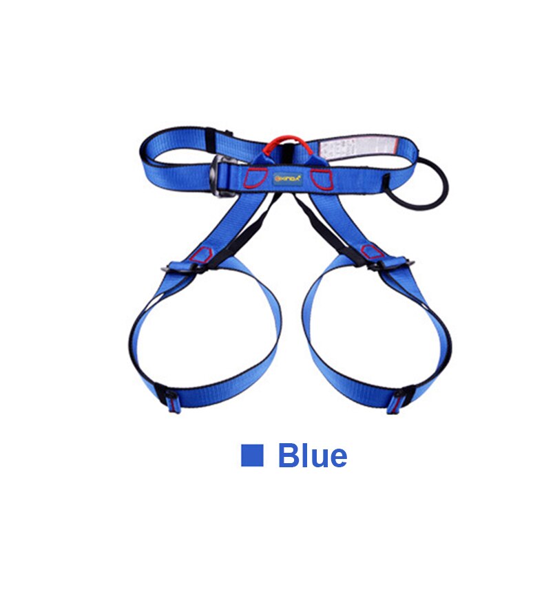 Outdoor camping climbing Safety Harness Seat Belts Sitting Rock Climbing Rappelling Tool Rock Climbing accessories: blue