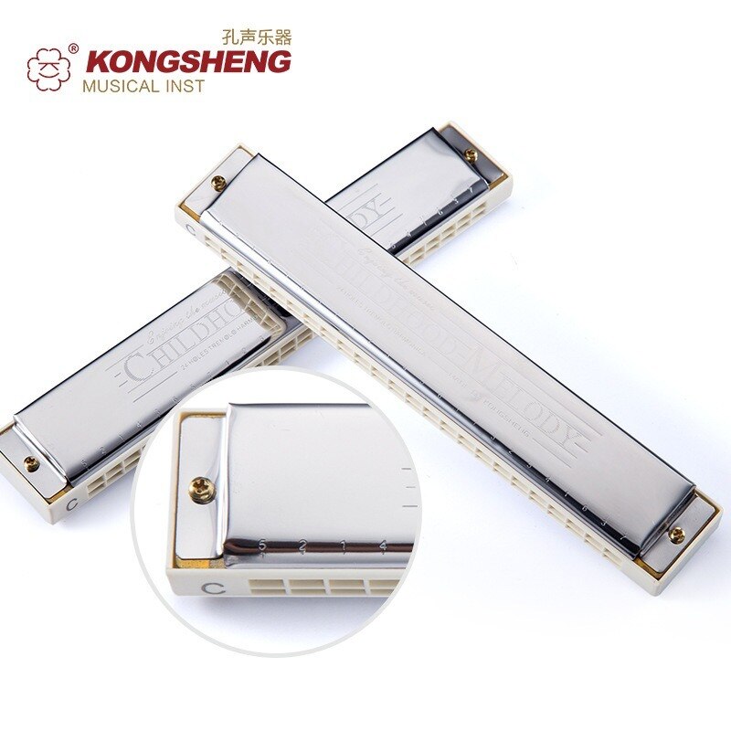 Kong Sheng 24-otwór harmonijka klawisz C harmonijka dla dzieci wczesna edukacja instrument muzyczny