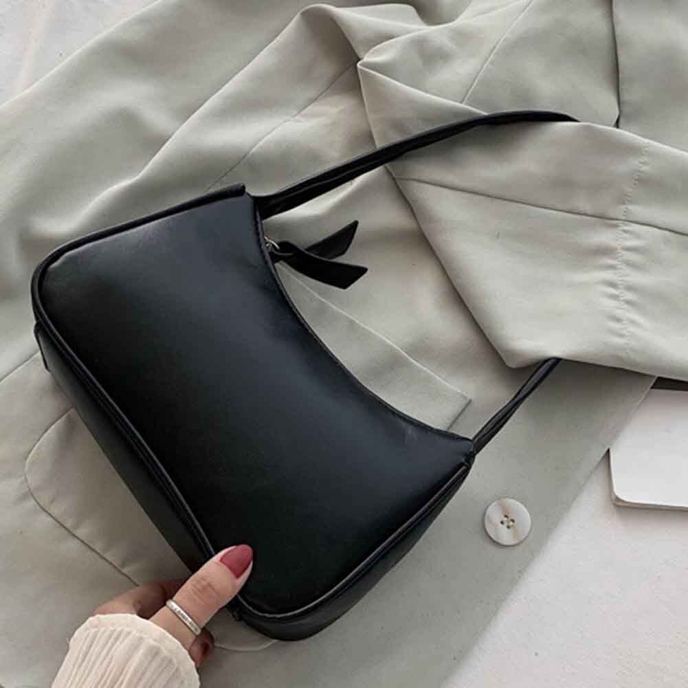 Poignée supérieure sac femmes rétro sac à main en cuir PU épaule aisselles Vintage haut poignée sac femme petits sacs subaxillaires