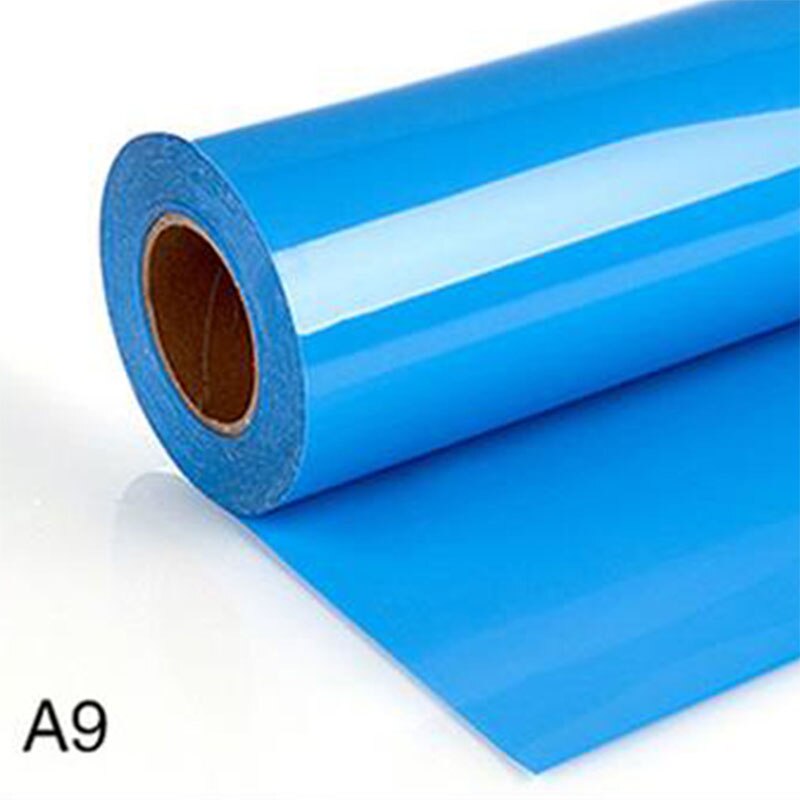 12 " x11 yard /30 cmx 10m pvc varmeoverførsel vinylfilm varmepressemaskine t-shirt strygejern på htv print ark gør det selv tøj: A9