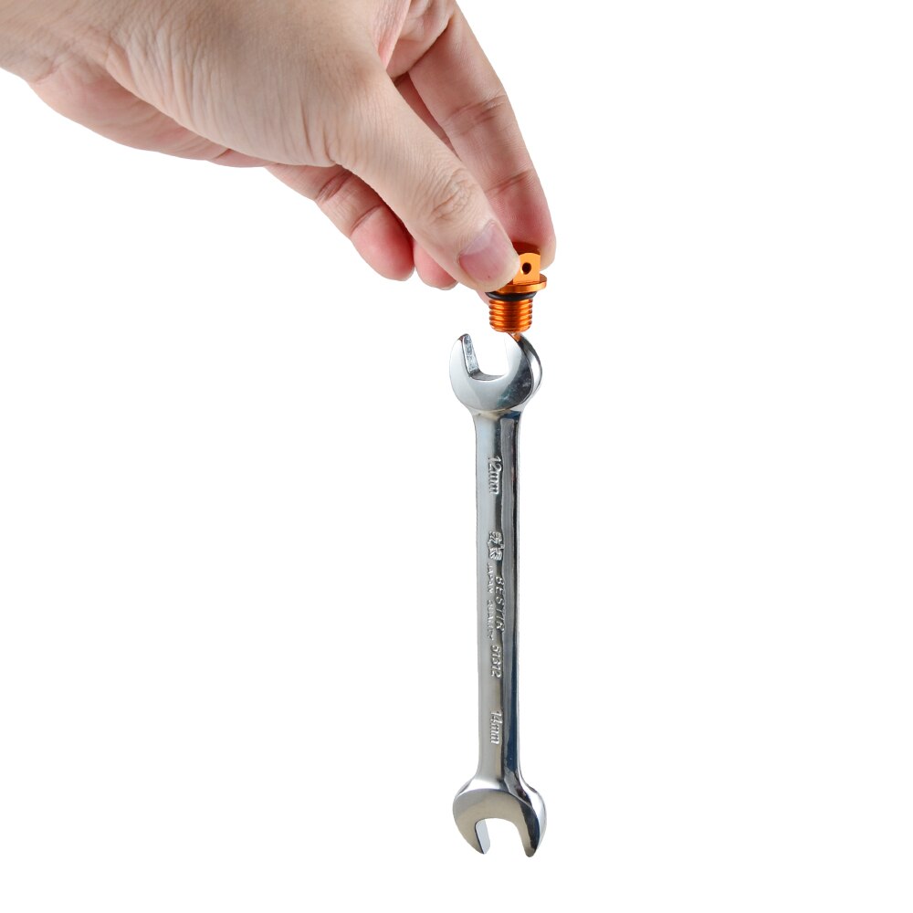 Magnetisk olieaftapningsbolt passer til ktm 50 125 200 250 300 350 450 530 sx sxf exc xc xcw xcf 690 950 990 super duke adventure