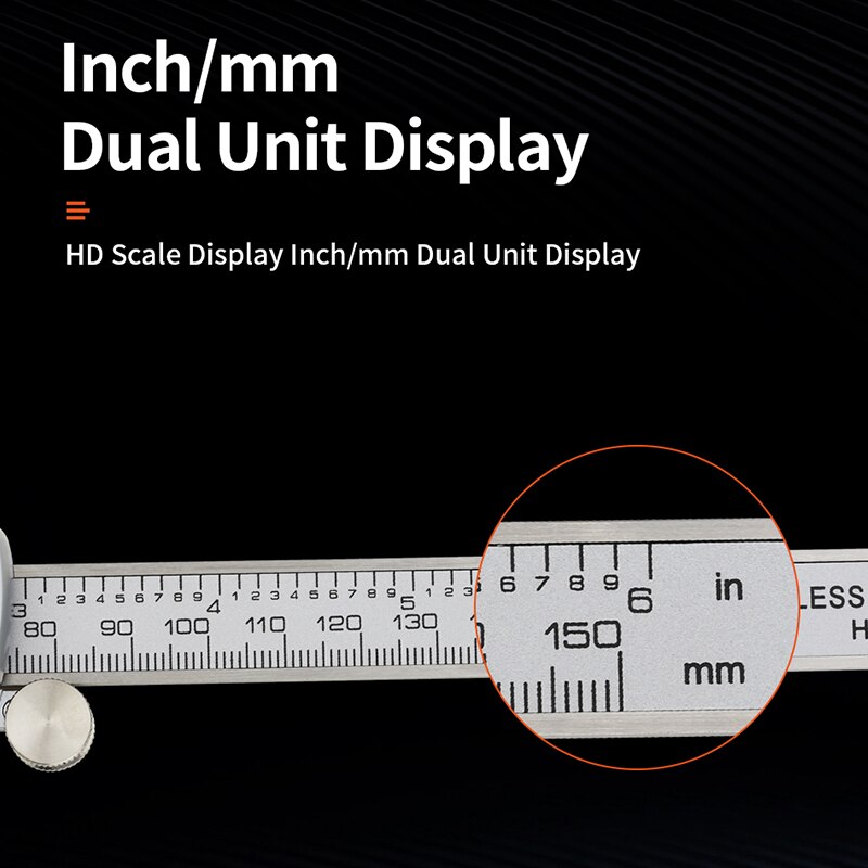 Digitale Schuifmaat Meten 150Mm 6Inch Lcd Elektronische Carbon Fiber Gauge Hoogte Meetinstrumenten Micrometer