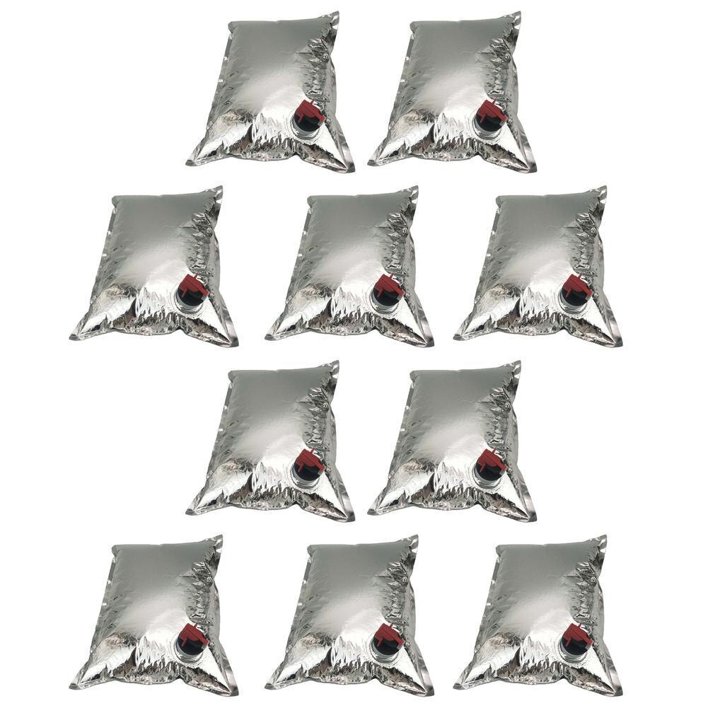 Sac d'eau aluminisé 10l S8k2, boîte à boisson, sac à fruits, rangement de vin, bouteille d'eau aluminisée, 10 pièces: Default Title