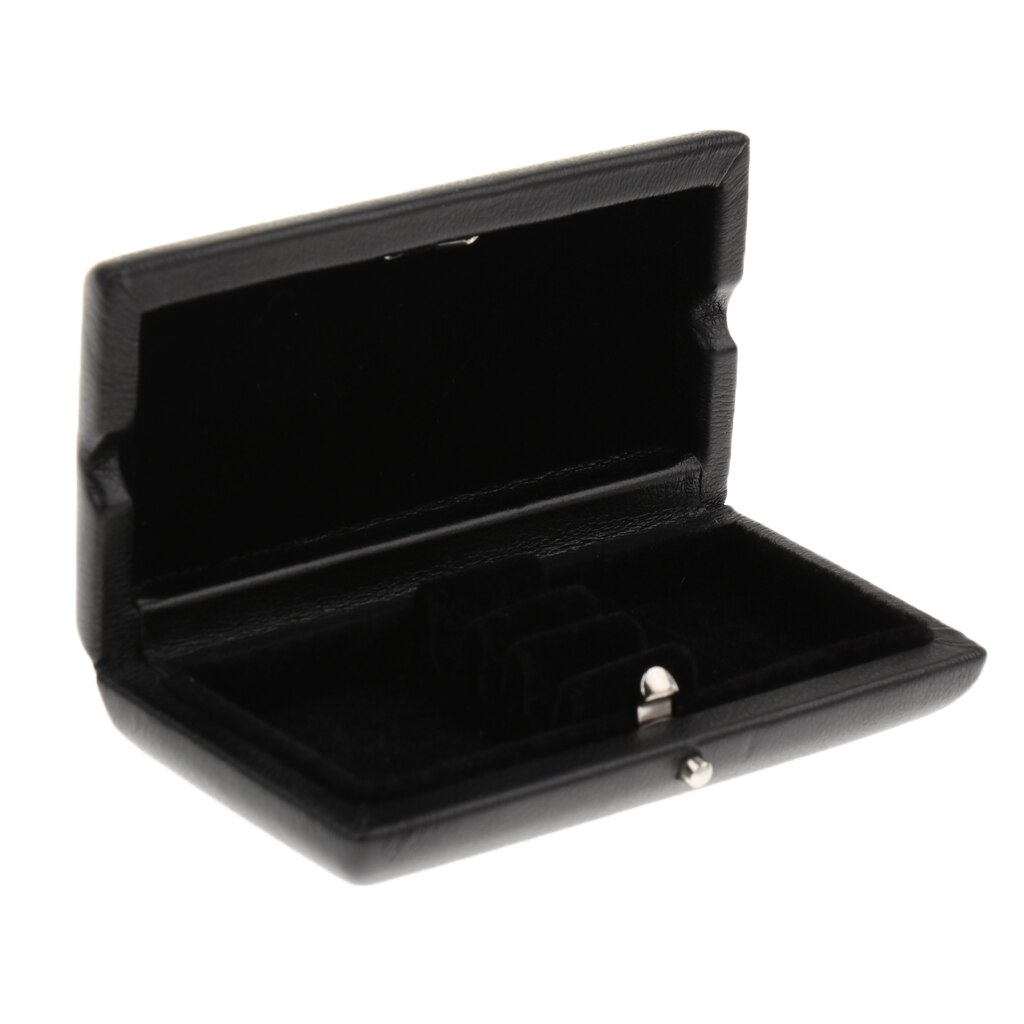 Oboe Reed Case PU Leather Cover For 3pcs Reeds Hold Wind Woodwind Accessories