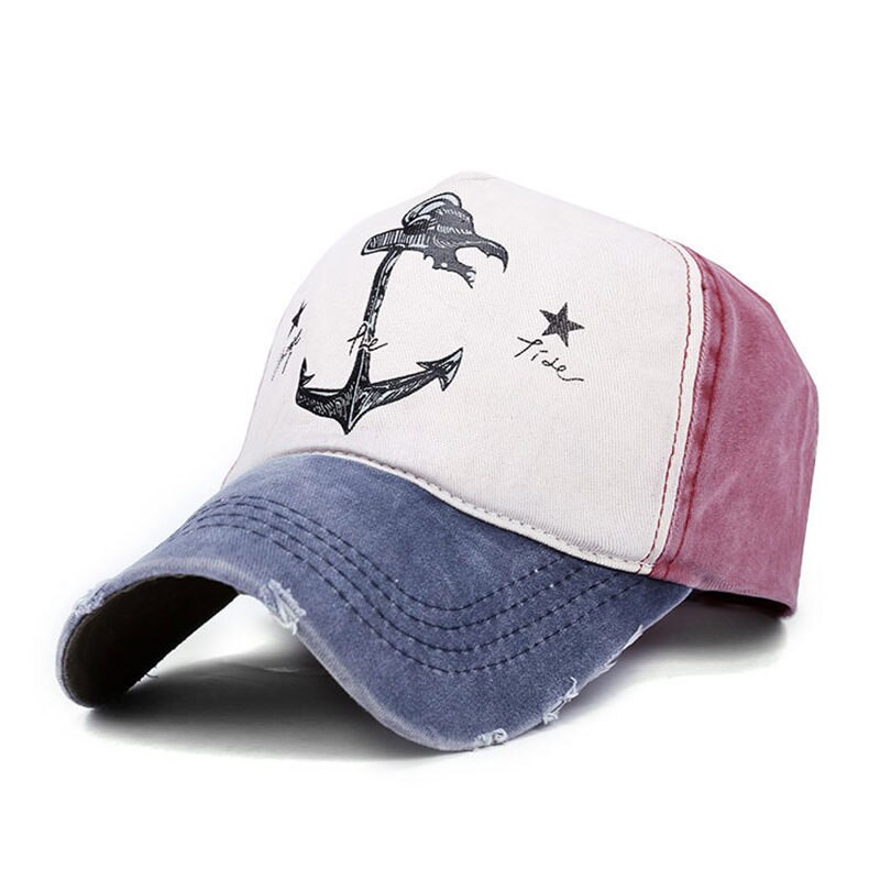 Viehätys puu kesä ankkuri kuvio snapback baseball-lippis miesten aurinkovarjo urheiluhattu naiset rento urheilun puolestapuhuja aurinkosuoja lippalakit  jc201