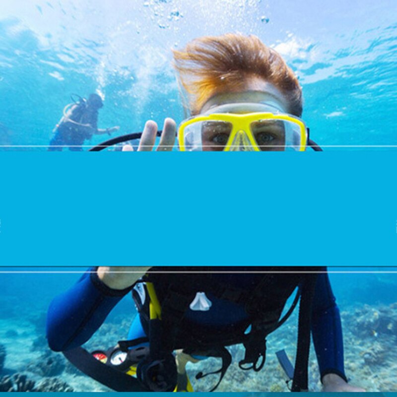 Silicone Gear Scuba Diving Mask Equipment Snorkel Adults Anti-Fog UV Waterproof Swim/Dive Glasses Men Women Goggles