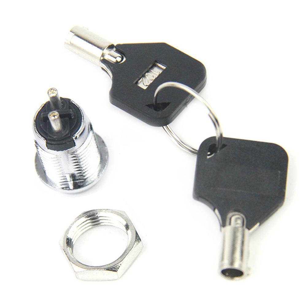Key Operated Security Barrel Switch SPST On-off 2 ... – Grandado