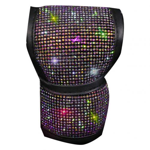 Kolorowe strasy kryształ nakładka na pas bezpieczeństwa w samochodzie Podkładka zestaw zmiany biegów diamentowa osłona kierownicy wnętrze auta zestaw akcesoriów: koło zębate Shift