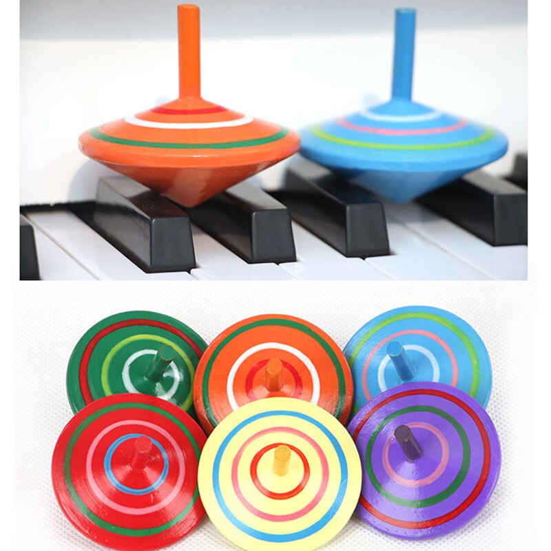 2020Hot Hout Gyro Speelgoed Kinderen En Volwassen Relief Stress Desktop Tol Speelgoed Als Voor Fun Willekeurige Kleur