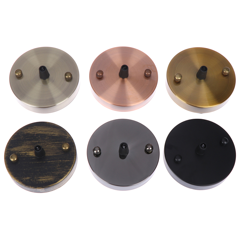 1pc Lamp Base Antique Vintage Ceiling Plate Metal Ceiling Holder Lamp Fitting Chandelier Base DIY Lighting Acc