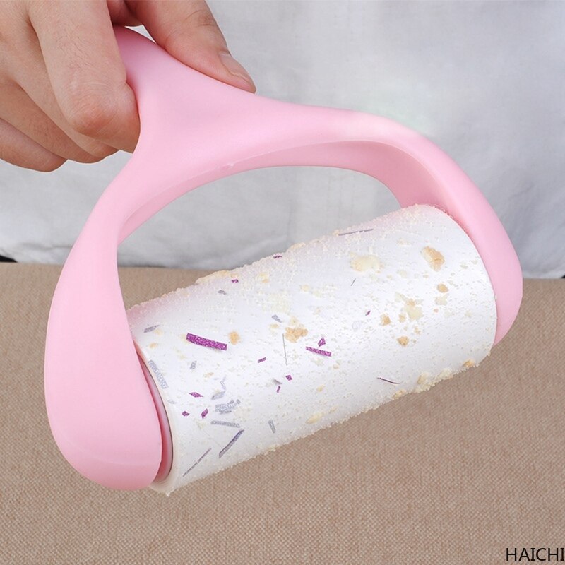 Sticky Roller Sticky Dust Paper Tearable Adhesive Brush Clothes Lint Brush Hair Remover Kit with Handle