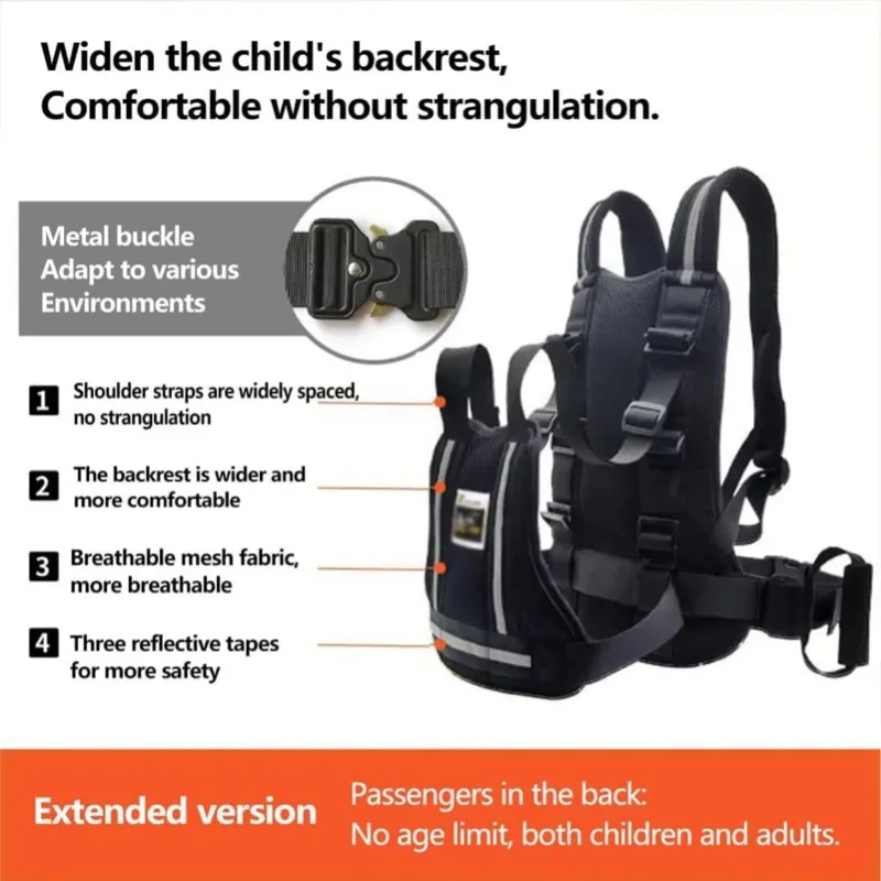 Kindersitz Baby trage gurt Motorrad Sicherheits gurt für freundlicher verstellbarer rutsch eitern Schutz gurt für freundlicher Motorrad zubehör