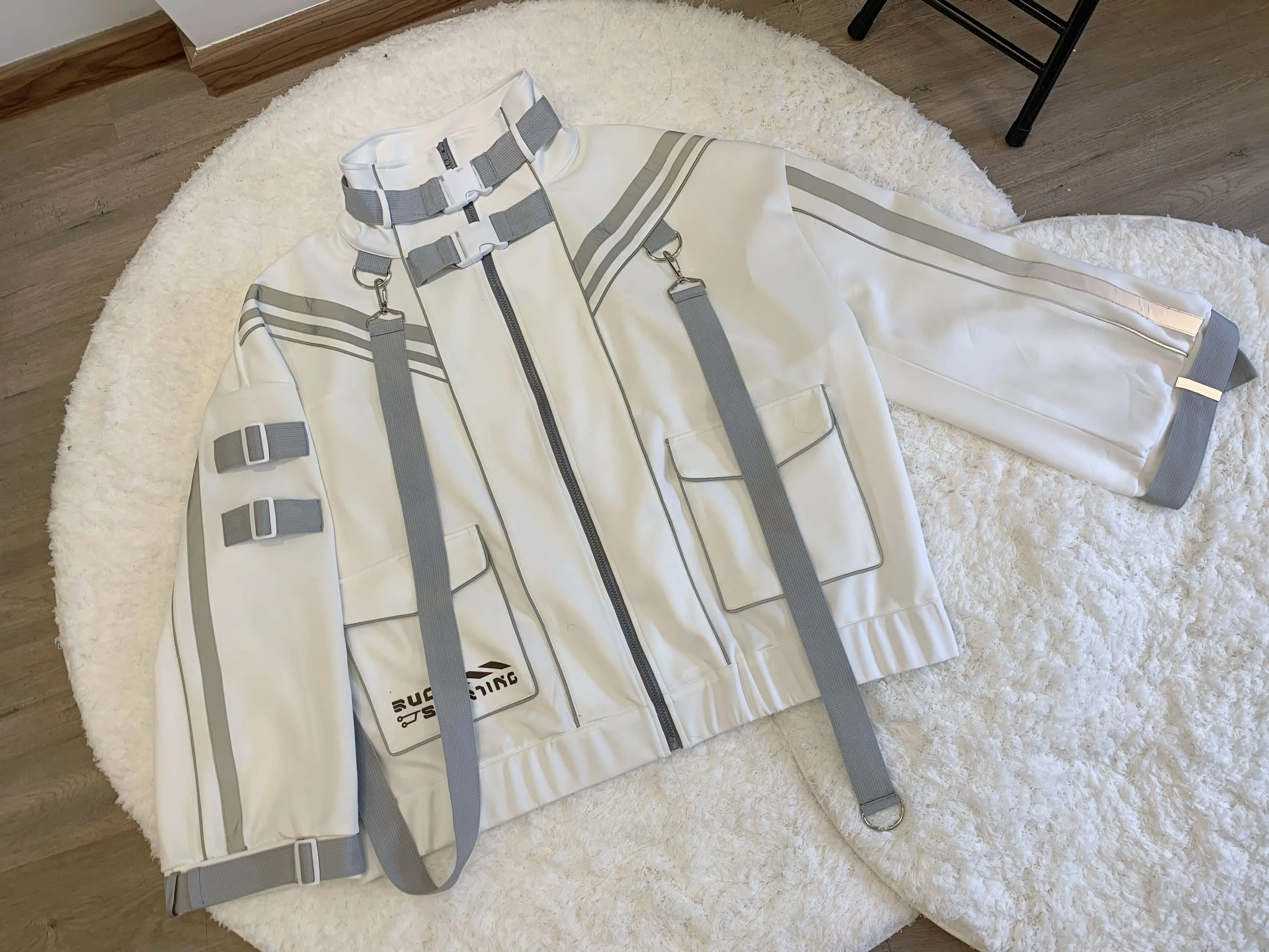Sportbekleidung-Mantel Ich bin japanischen Stil neue Original y2k Bergwerk Paar sub reflektierende verlieren Mantel Frauen