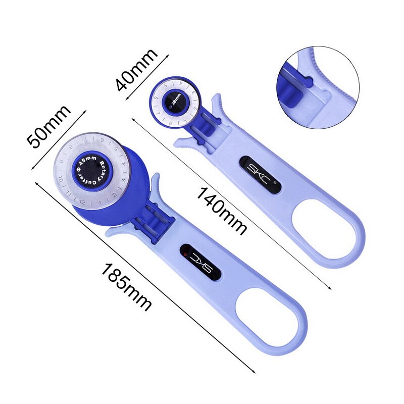 1Stck 28MM 45MM Stoff Cutter Kontur Cutter für basteln NäHenne Quilten Stoff Leder Papier Schneiden Leder Handwerk werkzeug