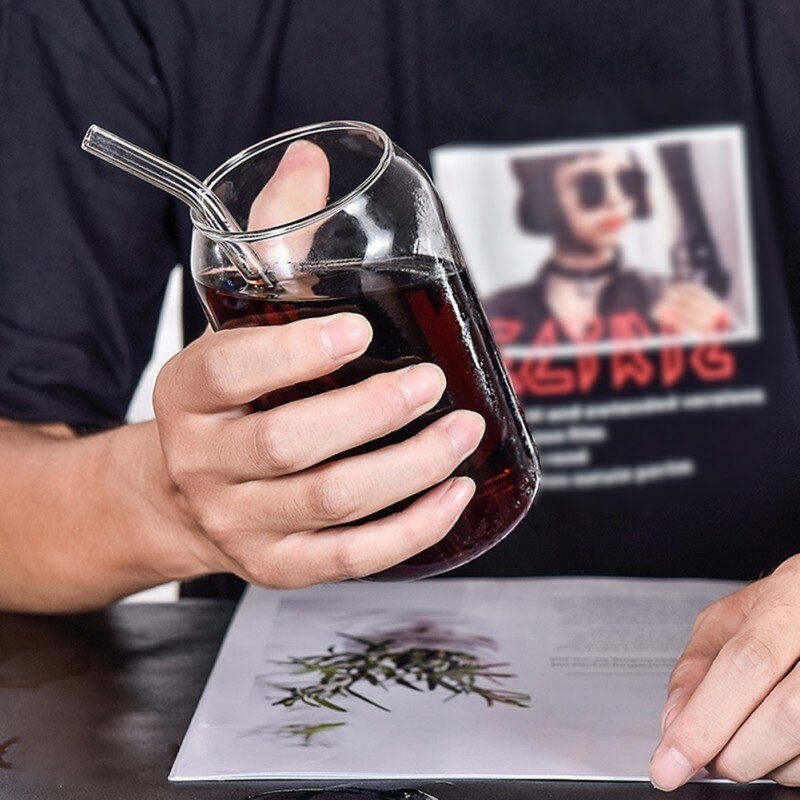 V stora ölglas 20 oz burkformade ölkoppformade dricksglas är idealiska tumlare ölglas