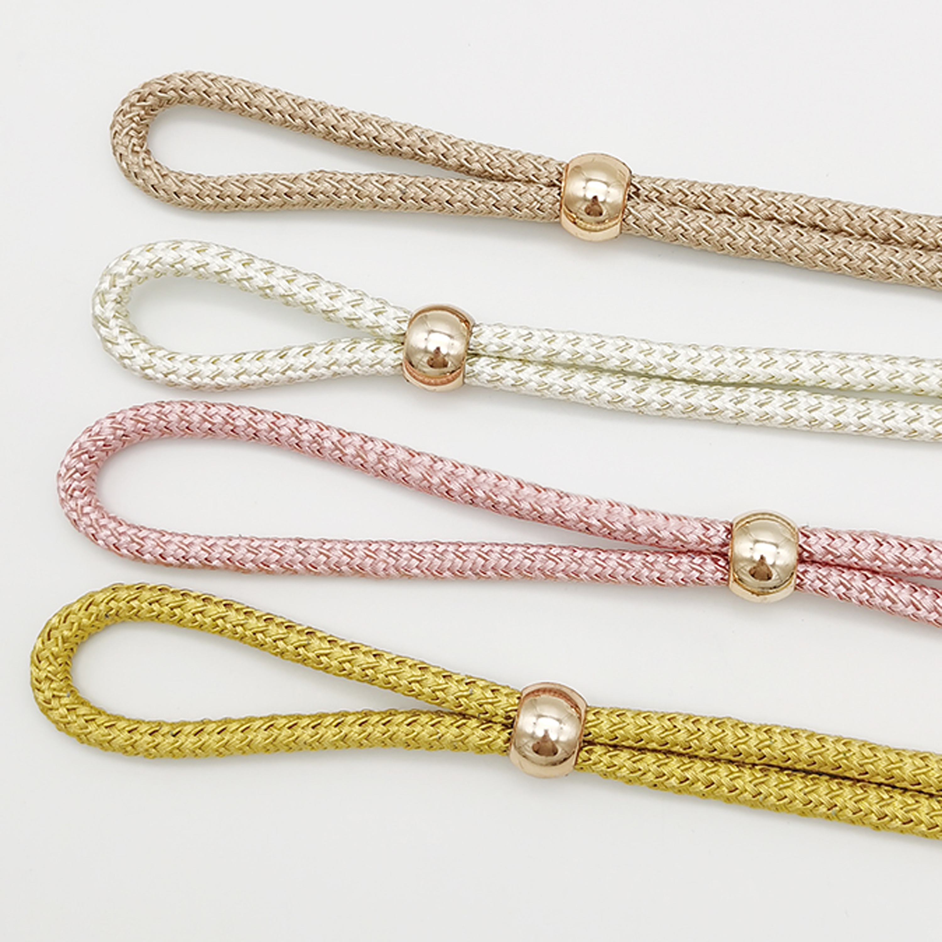 2 stk. justerbare gardinbånd av høy kvalitet, franske baller, praktiske draperte bånd, dekorative gardinfester, gardinbånd