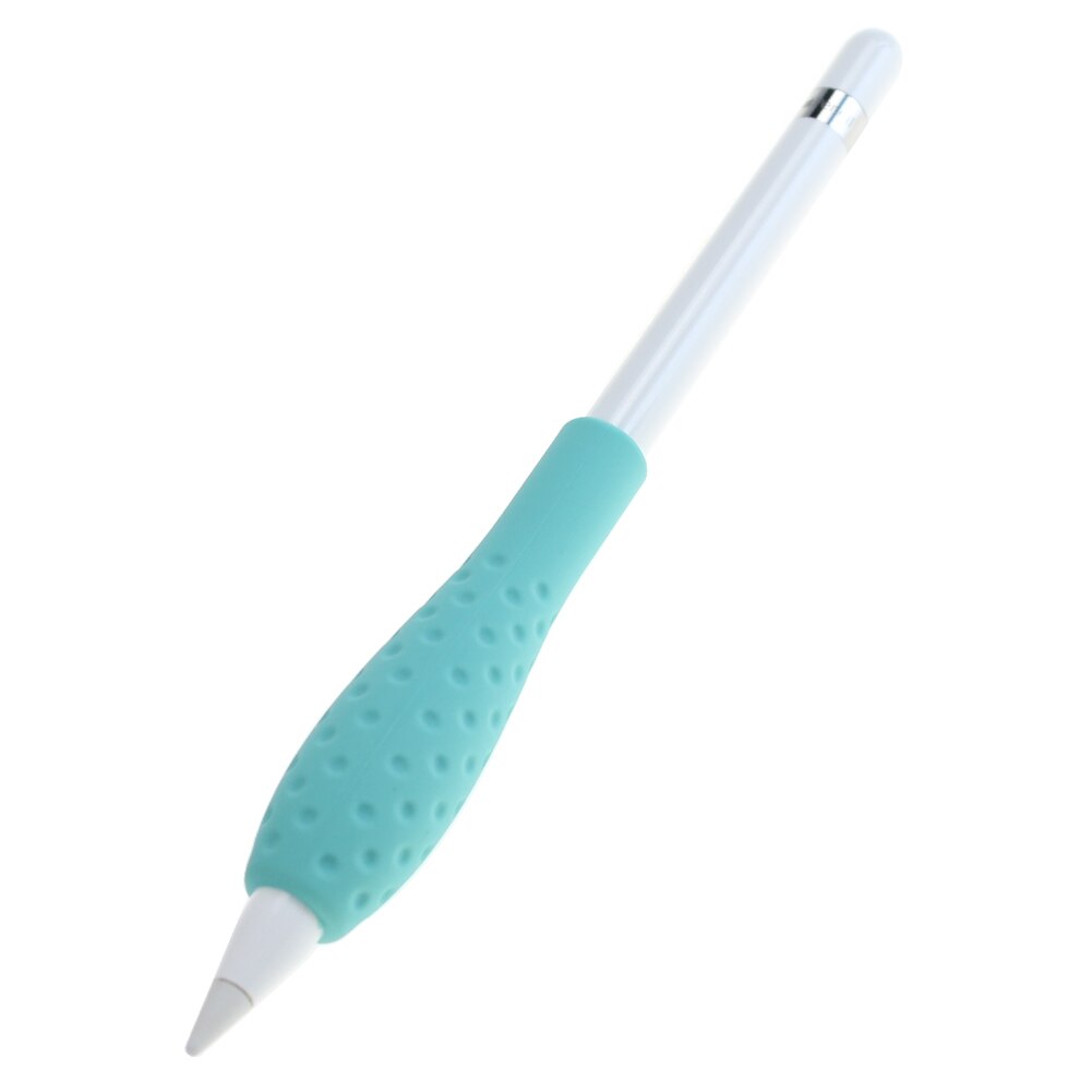 Case for Apple Pencil 1 &2th Generation Silicone Cover for IPad Tablet Touch Pen Stylus Short Sleeve Pouch: ice blue
