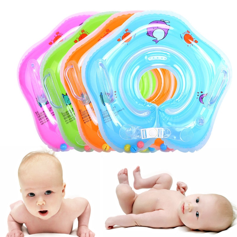 Baby Zwemmen Ringen dubbeldeks Veiligheid Floating PVC Opblaasbaar Zwembad Float met Handvat XD88