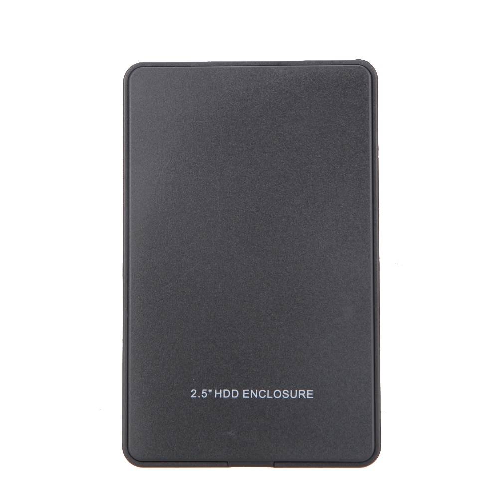 Tragbare Externe HD Hard Drive Festplatte Fall USB 2,0 Port zu IDE PATA 2,5 zoll HDD Notebook HDD Gehäuse box: black