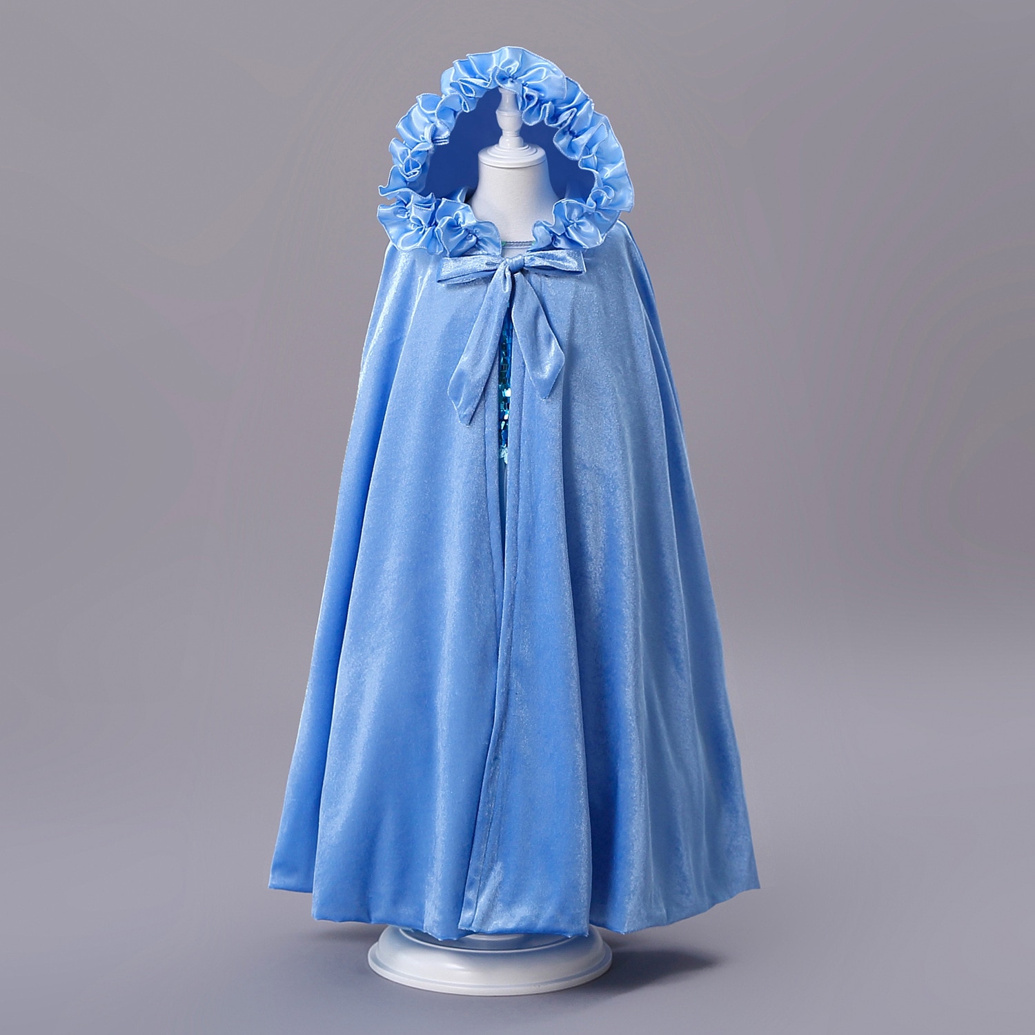 Christmas ice frozen 2 prinsessa prinsessa mantel outfit sjal flicka aisha höst vinter plus sammet barn aisha mantel