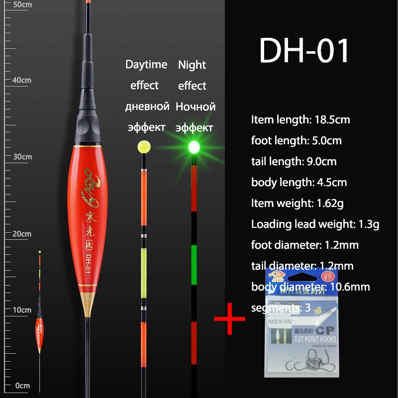 Boya de pesca de agua dulce, Boya de pesca de superficie, sensible, estable, 1 unidad