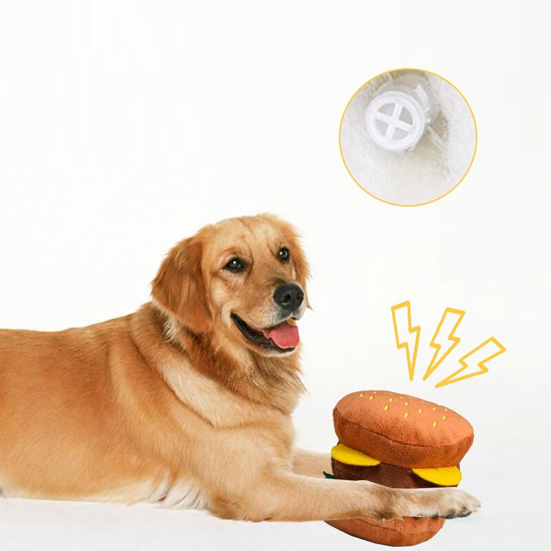 Dog Plush Stuffed Toys For Small Large Medium Dogs Puppy Soft Squeak Interactive Toy Teeth Cleaning Training Pet Accessories