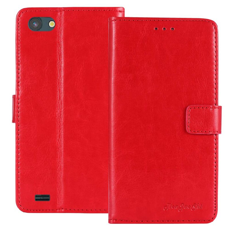 TienJueShi Flip funda protectora de cuero de para teléfono Swisstone SD 510 530 5 zoll bolsa funda cartera piel Etui