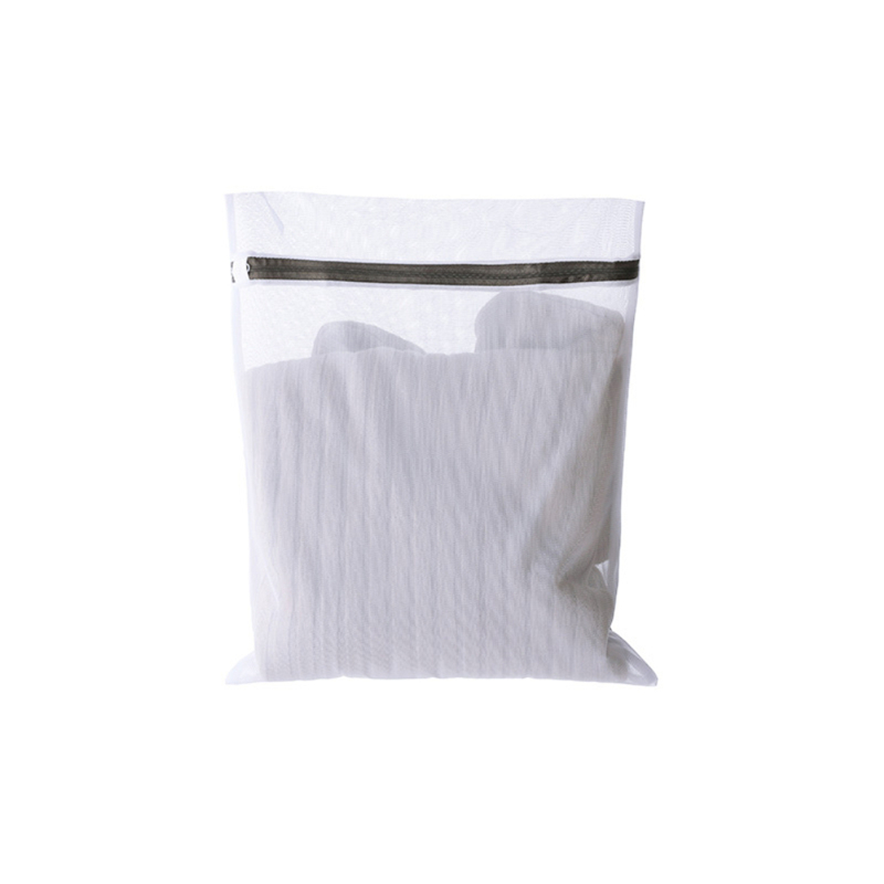 1pcs Foldable Laundry Bags for Dirty Clothes Zippered Mesh Laundry Wash Bags Pouch Basket Useful: 03