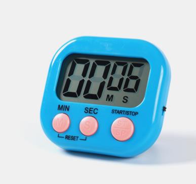 Cooking kitchen timer electronic reminder student time management limit positive countdown timer elderly alarm clock: Blue